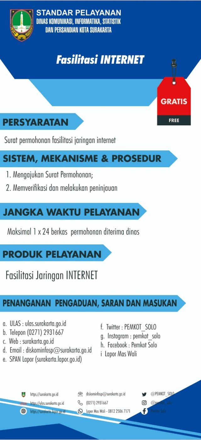 2. Fasilitasi Internet