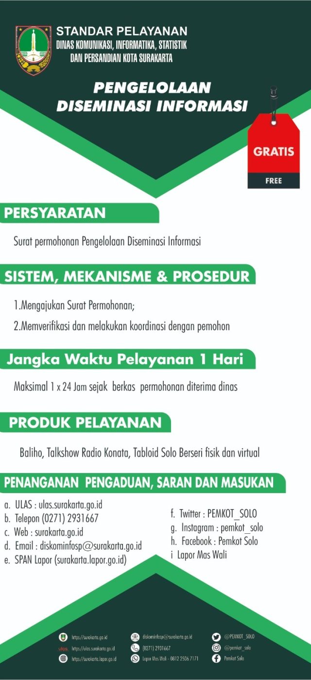 7. Pengelolaan Diseminasi Informasi (Radio Konata, Majalah Solo Berseri)